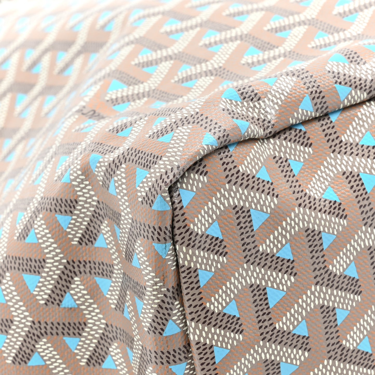 Goyardine Saint Louis Claire Voie GM Grege Turquoise