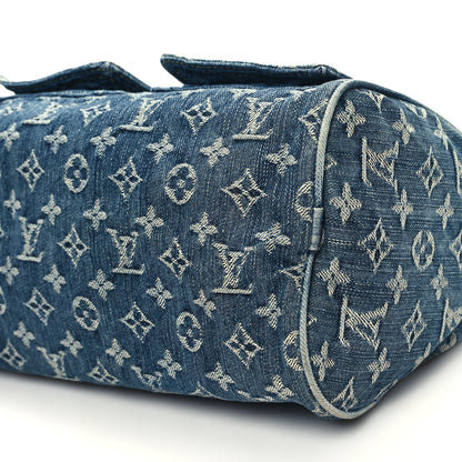 Louis Vuitton Monogram Denim Neo Speedy Blue 9 of 13
