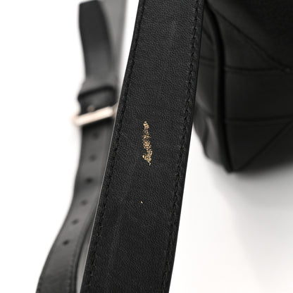Christian Dior Lambskin Cannage Granville Polochon Black 12 of 13
