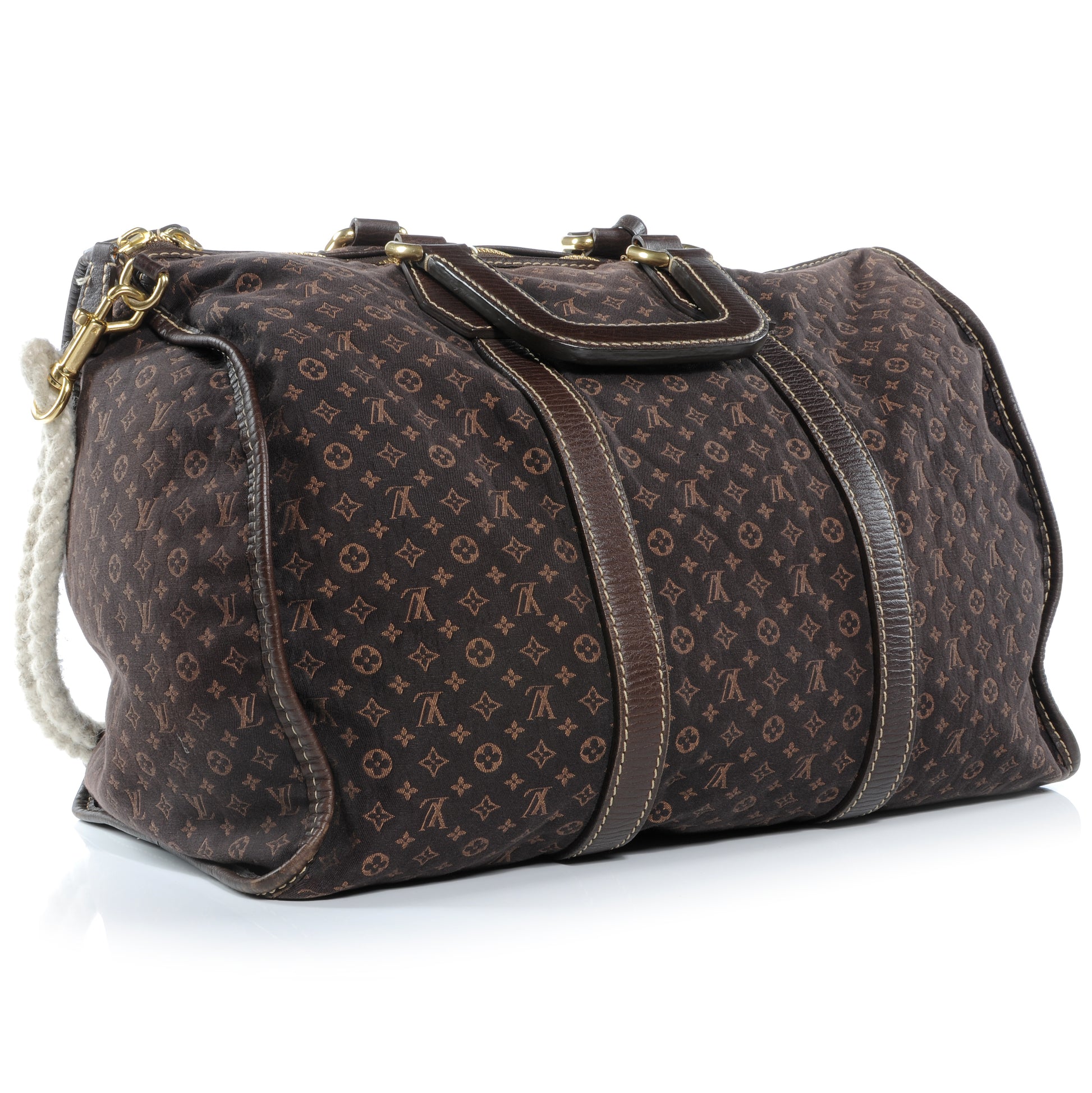 Louis Vuitton Mini Lin Initiales Keepall Ebene 3 of 12