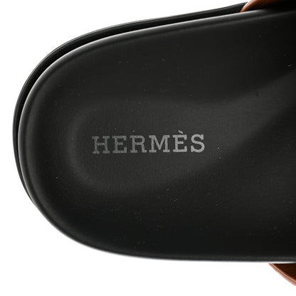 Hermes Epsom Womens Chypre Sandals 36 Naturel 7 of 9