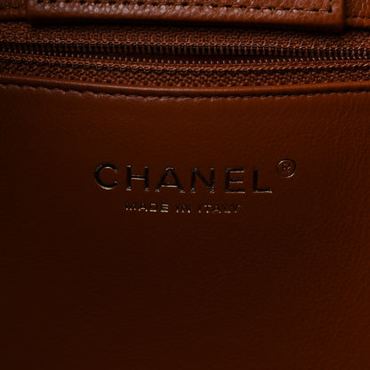 Chanel Caviar Quilted Large CC Shopping Tote Brown 6 of 9