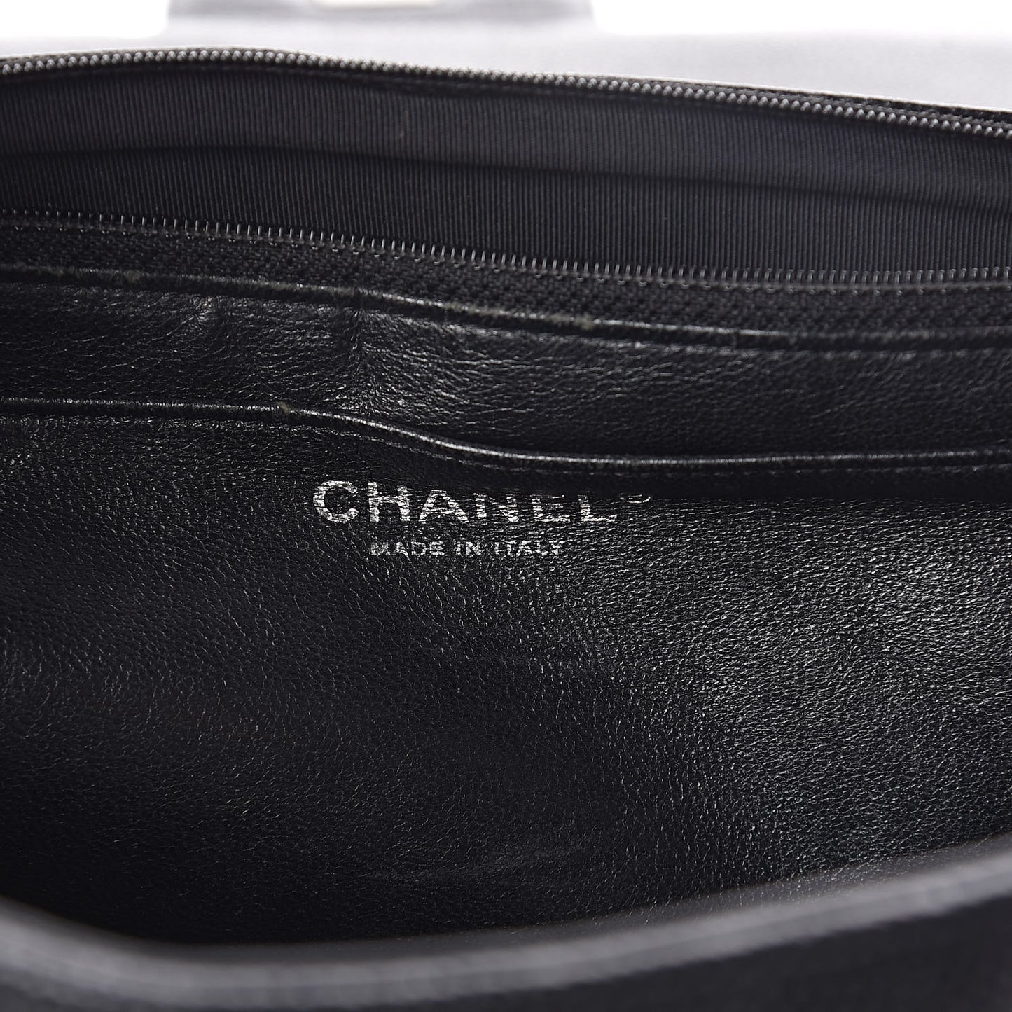 Caviar Quilted Jumbo Single Flap Black