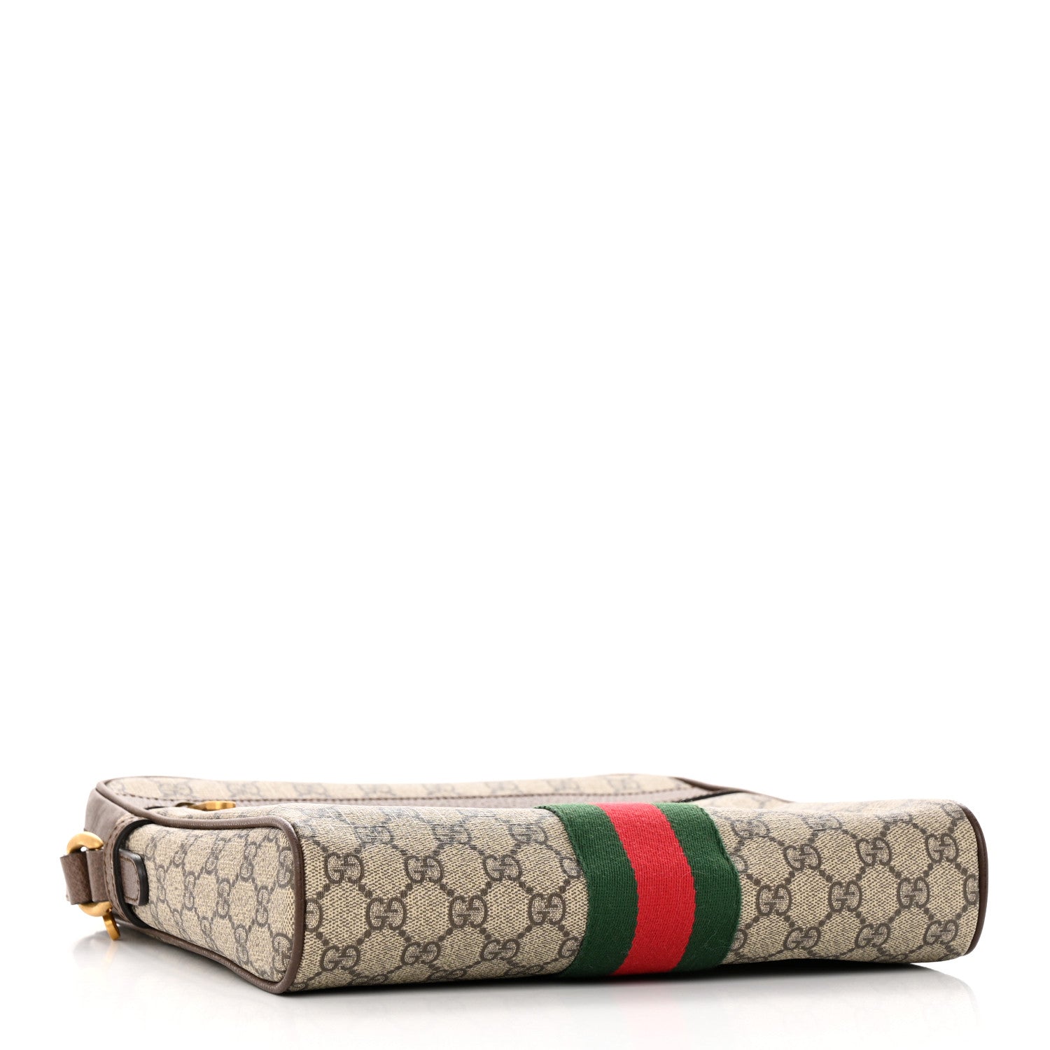 Gucci GG Supreme Monogram Web Small Ophidia Messenger Bag Brown 4 of 12
