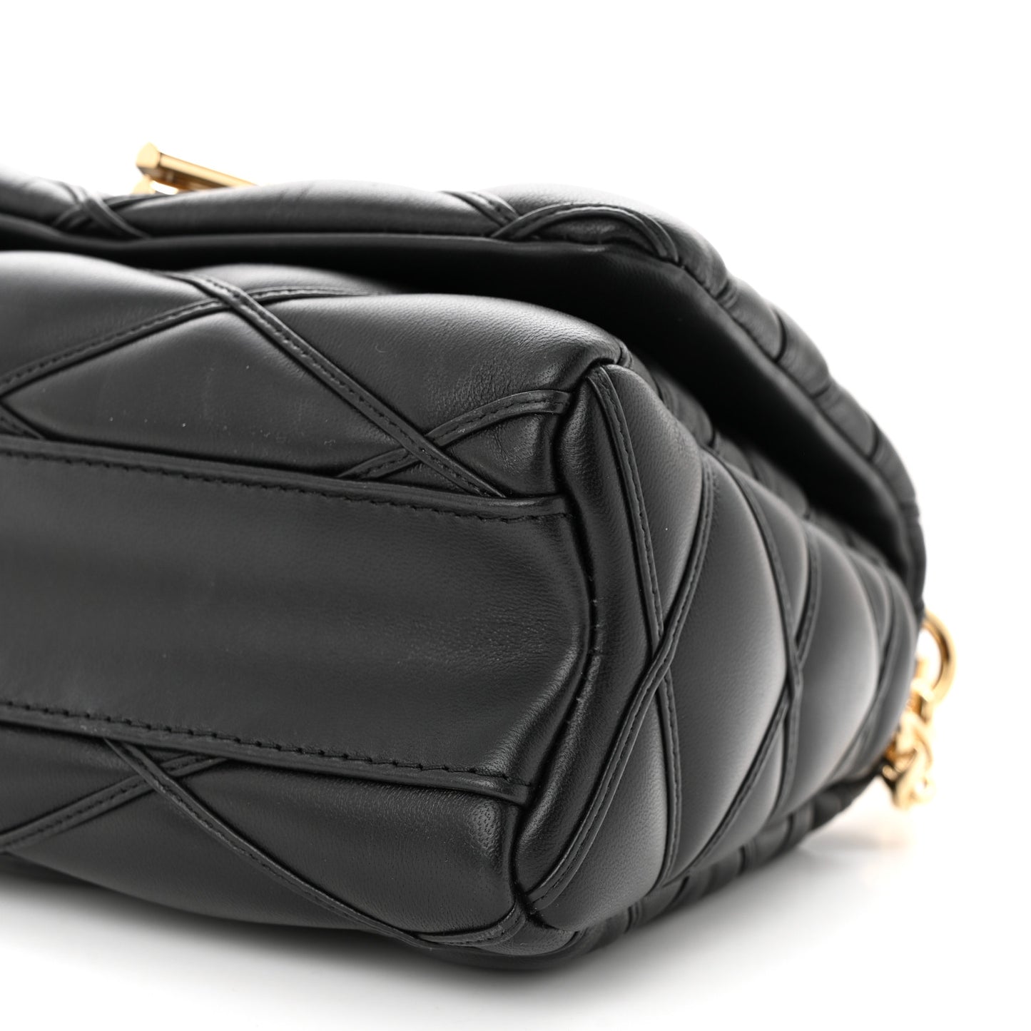 Lambskin Malletage Top Handle GO-14 MM Black
