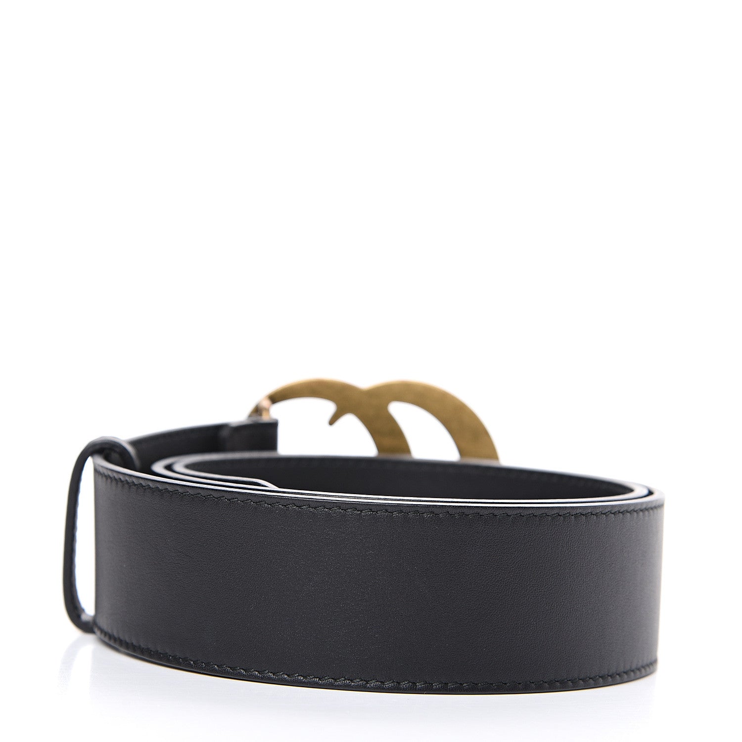 Gucci Calfskin Double G 40mm Belt 75 30 Black 2 of 6