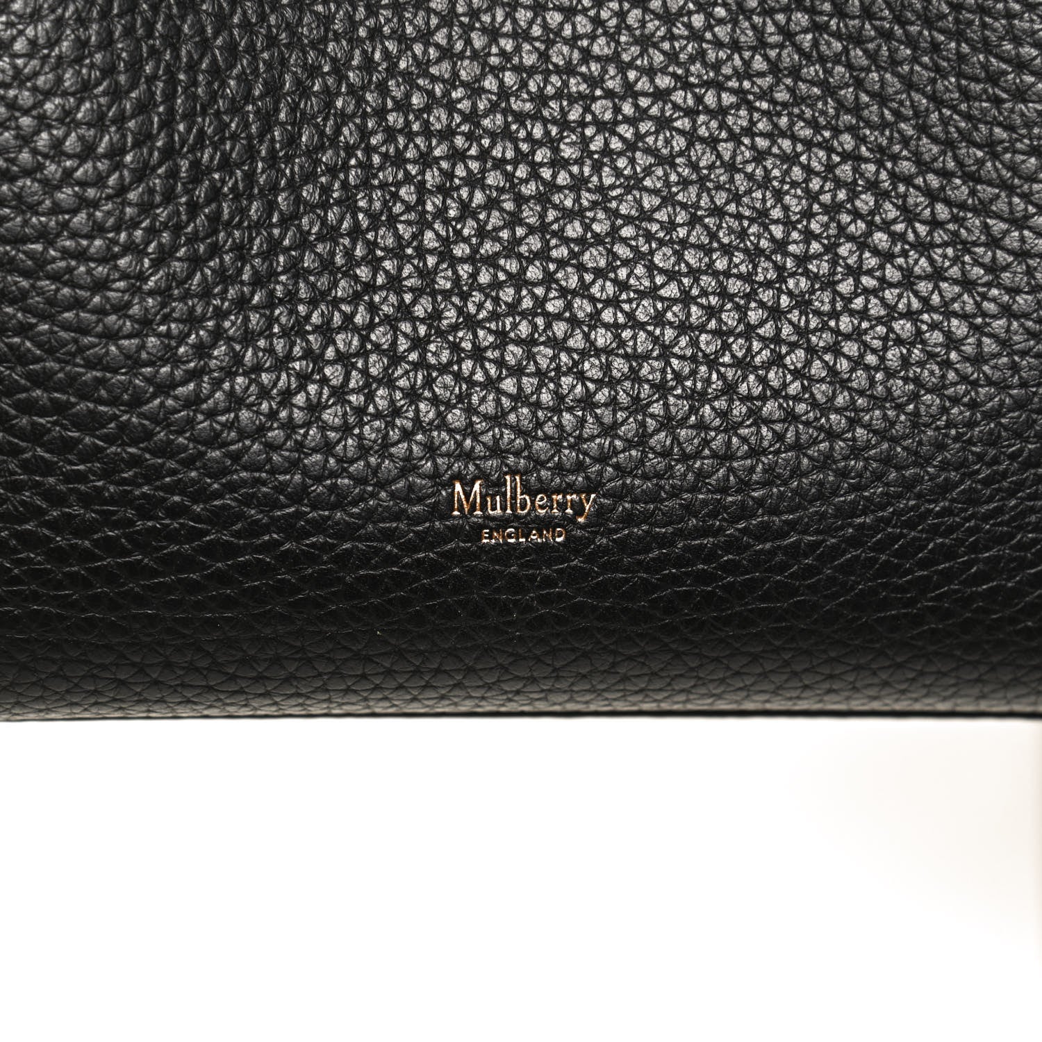 Mulberry Heavy Grain Small Iris Tote Black 7 of 10