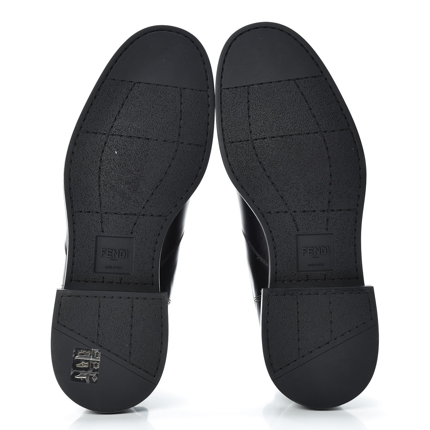 Fendi Calfskin Chelsea Boots 7 Black 5 of 7