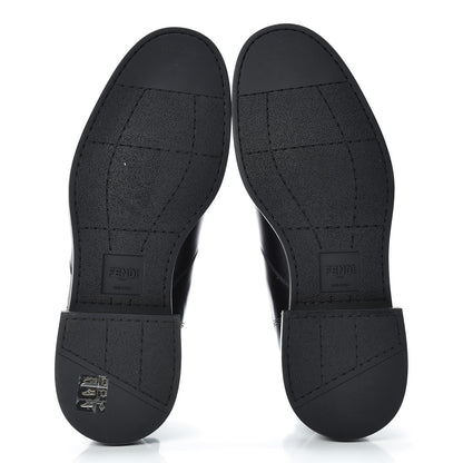 Fendi Calfskin Chelsea Boots 7 Black 5 of 7