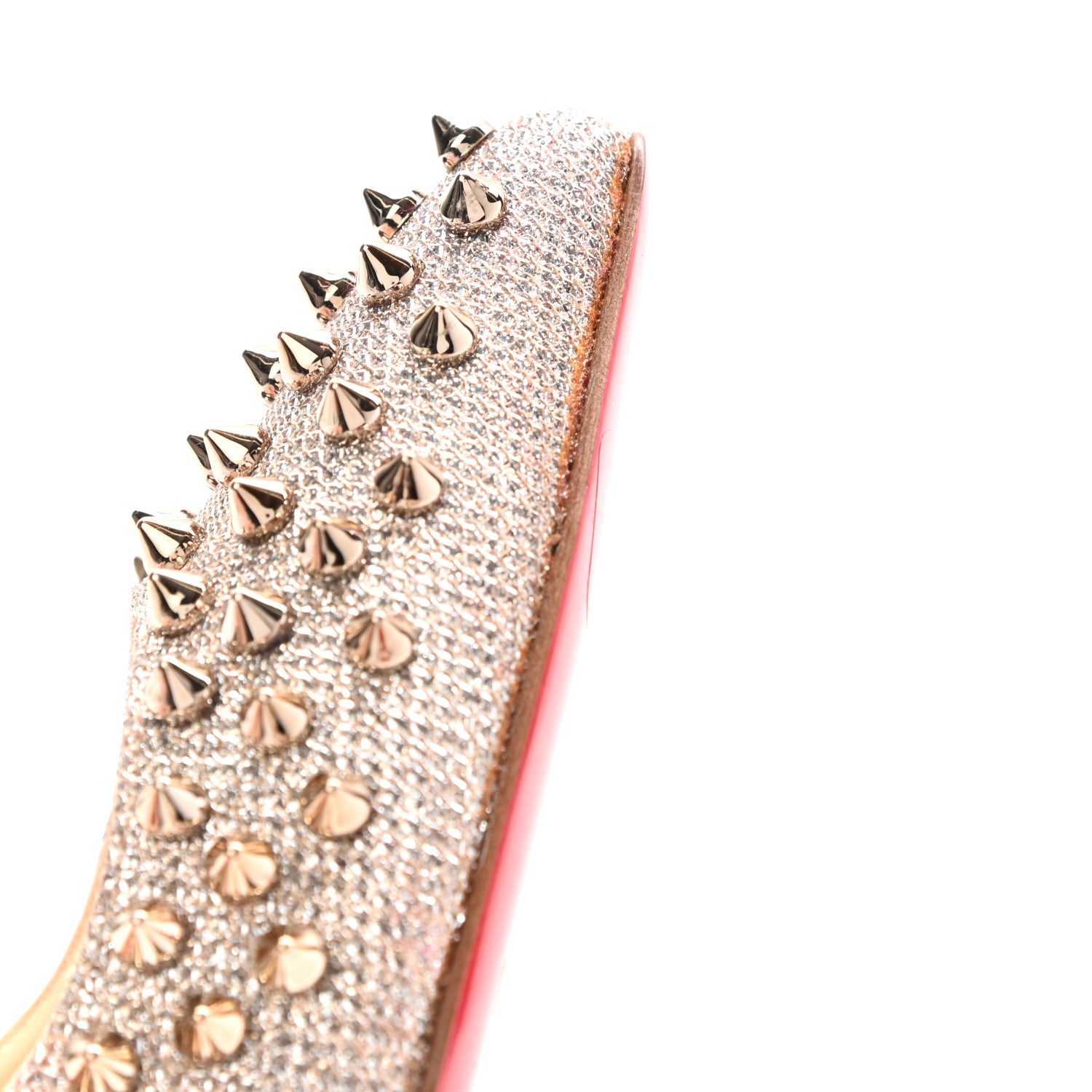 Christian Louboutin Glitter Diams Follies Spikes 100 Pumps 37