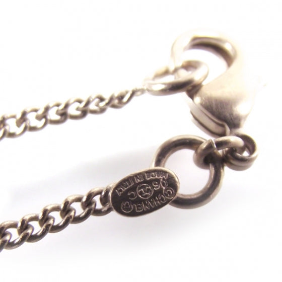Camelia CC Necklace Gold/White