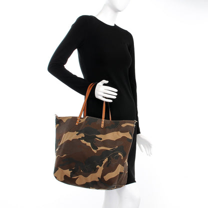 Valentino Garavani Canvas Camouflage Rockstud Reversible Tote 3 of 9