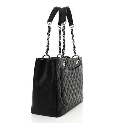 Chanel Caviar Quilted Grand Shopping Tote GST Black 3 of 15
