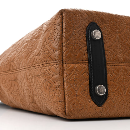 Louis Vuitton Monogram Lambskin Antheia Hobo PM Caramel 7 of 9