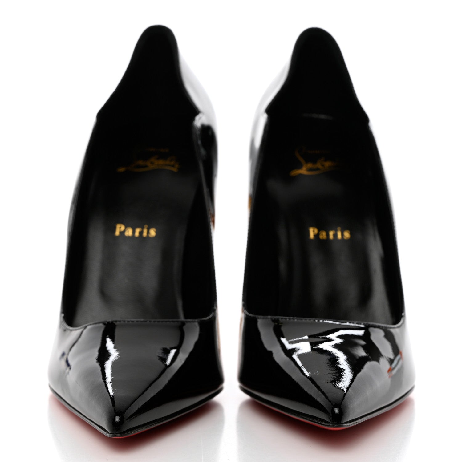 Christian Louboutin Patent Lipchick 100 Pumps 40.5 Black 2 of 9