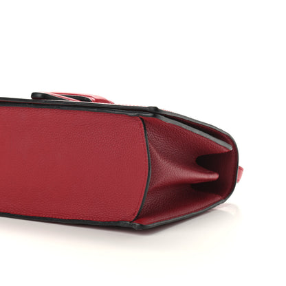 Loewe Grained Calfskin Medium Barcelona Shoulder Bag Scarlet Red 9 of 10