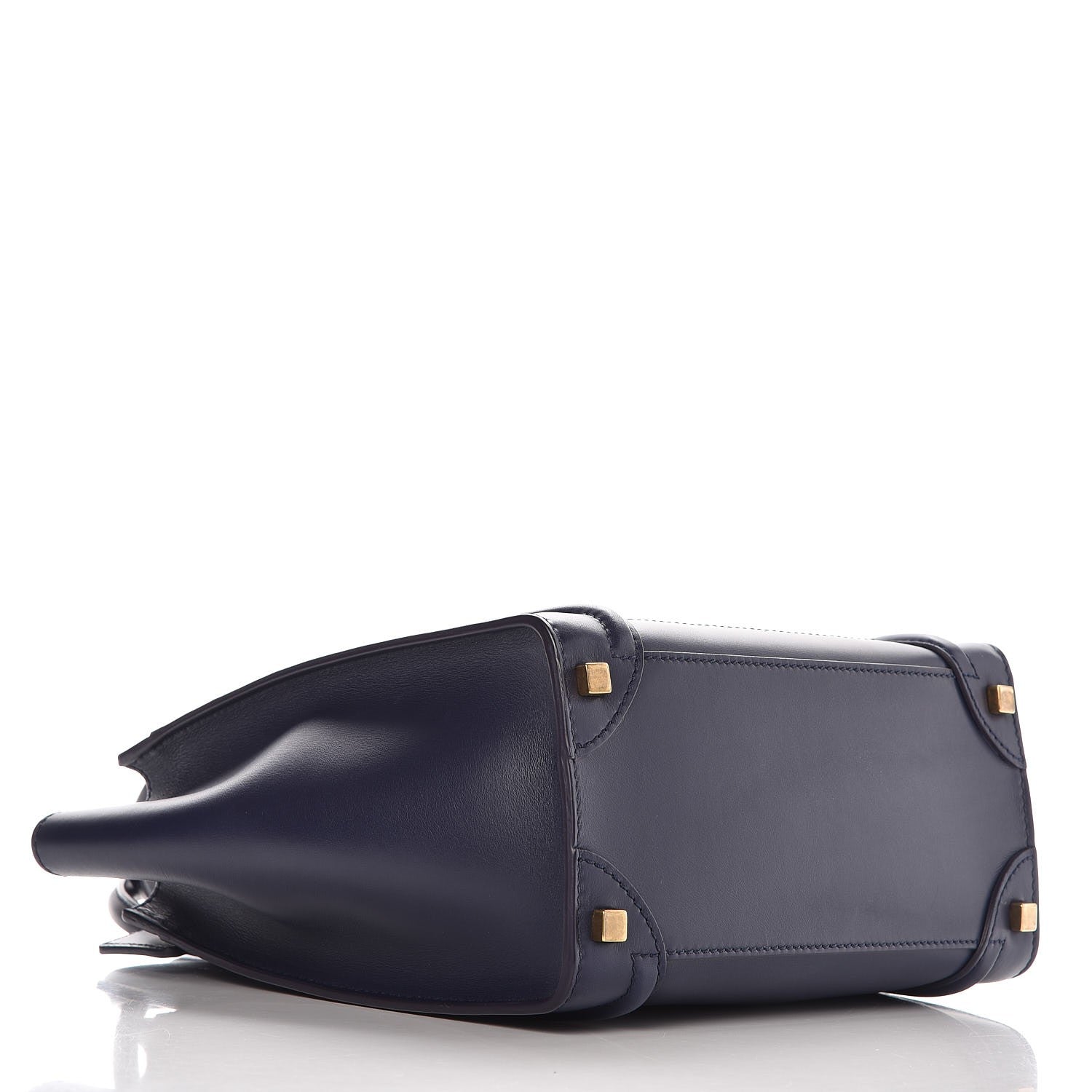 Celine Smooth Calfskin Micro Luggage Navy Blue 4 of 14