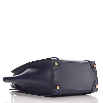 Celine Smooth Calfskin Micro Luggage Navy Blue 4 of 14