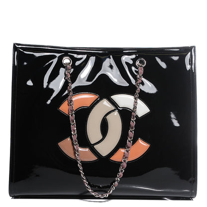 Chanel Vinyl Lipstick Tote Black 1 of 8