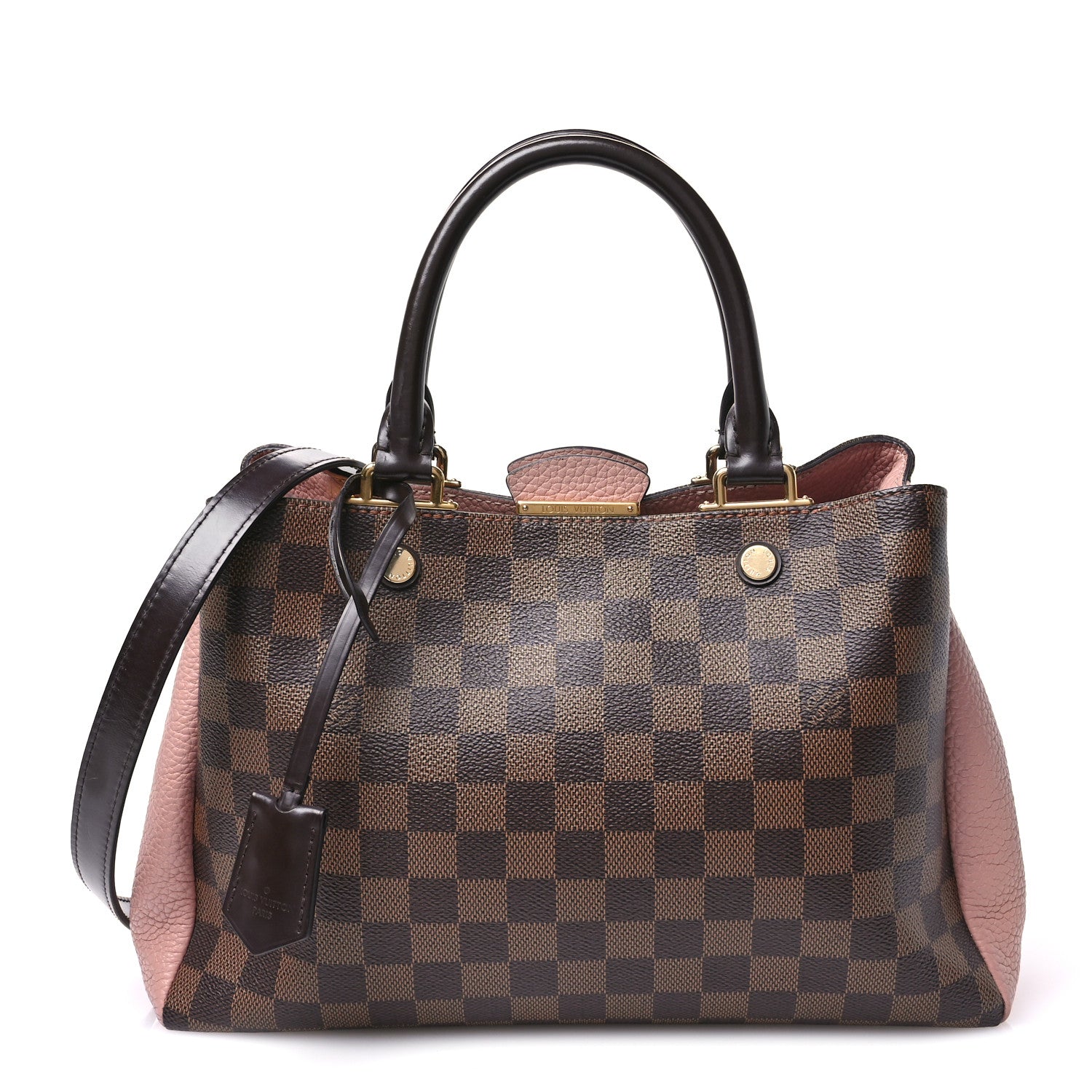 Louis Vuitton Damier Ebene Cuir Taurillon Brittany Magnolia 1 of 13