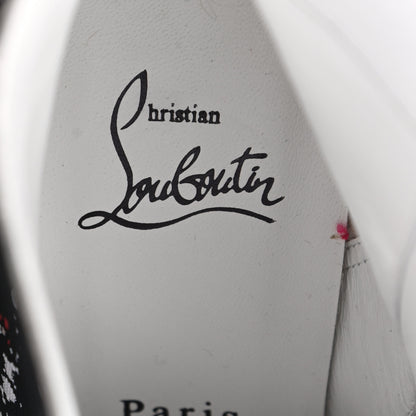 Christian Louboutin Toile Splash So Kate Booty 100 Ankle Boots 39 Black 7 of 7