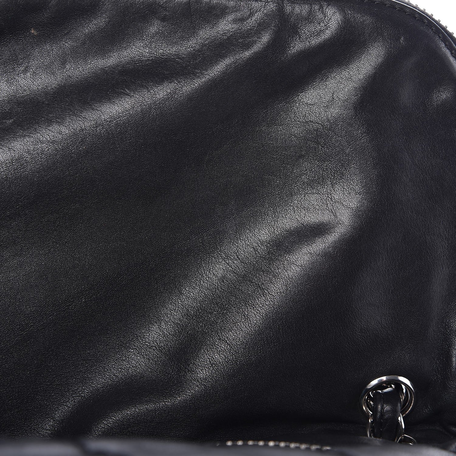 Chanel Calfskin Stitched Expandable Flap Black 9 of 10