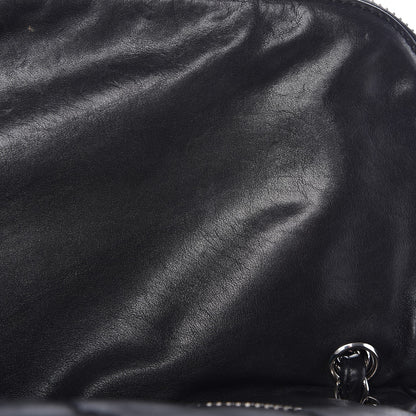 Chanel Calfskin Stitched Expandable Flap Black 9 of 10