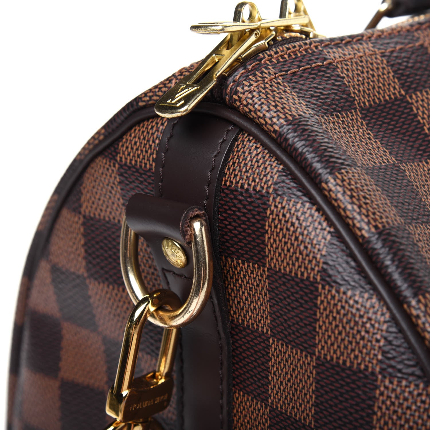 Louis Vuitton Damier Ebene Speedy Bandouliere 30 17 of 27