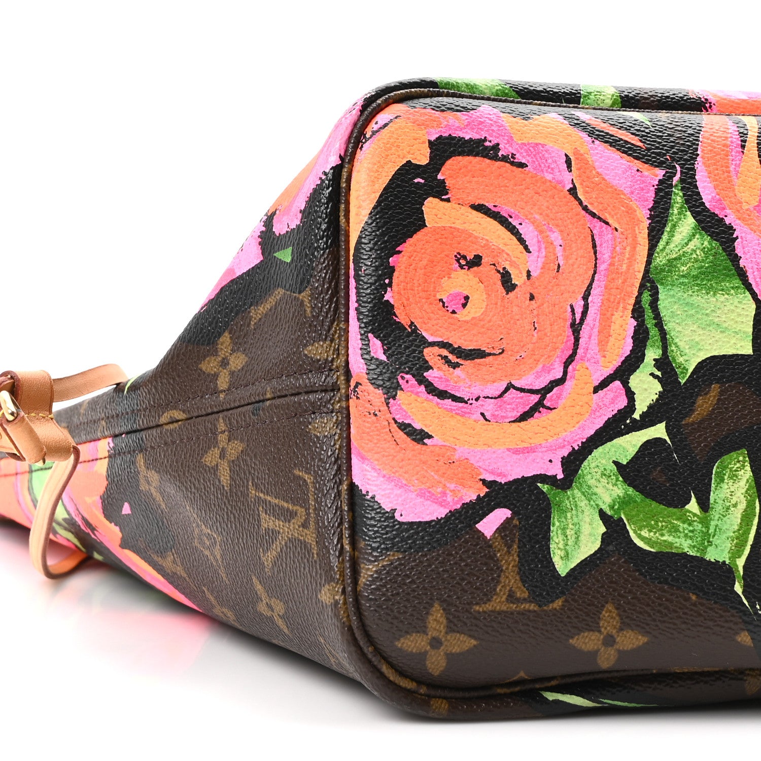 Louis Vuitton Monogram Roses Neverfull MM 8 of 9