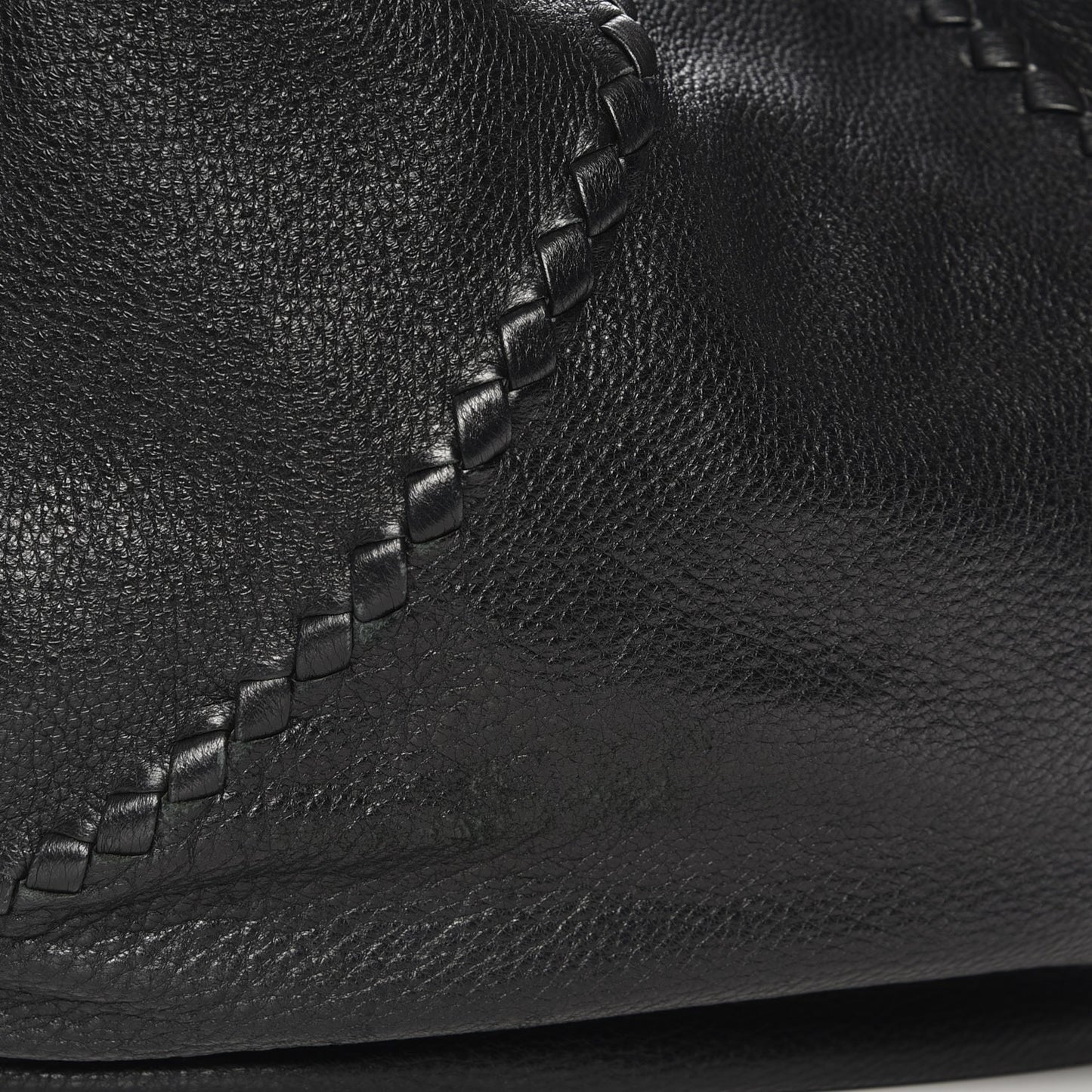 Cervo Deerskin Large Hobo Nero Black