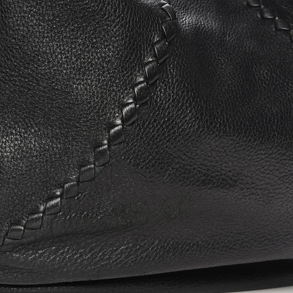 Bottega Veneta Cervo Deerskin Large Hobo Nero Black 9 of 11