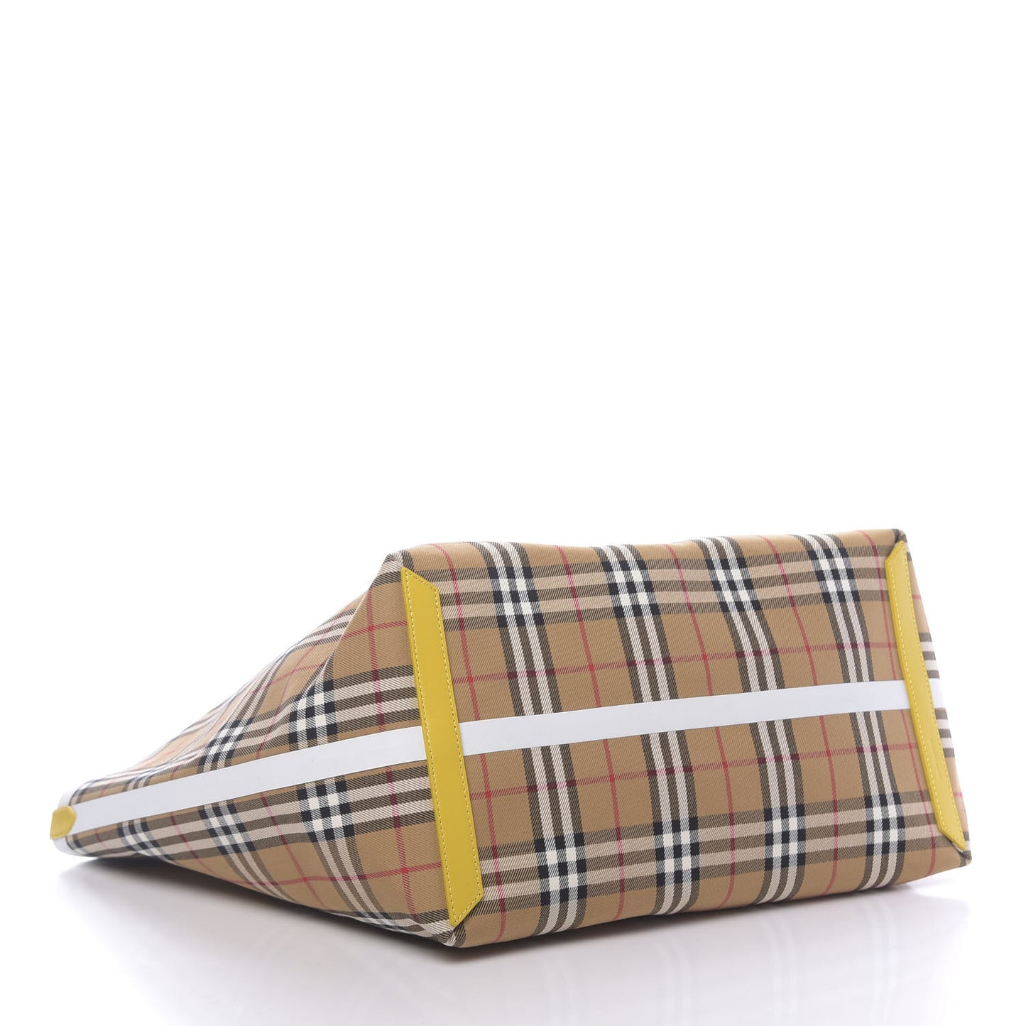 Vintage Check Large The Giant Reversible Tote Yellow