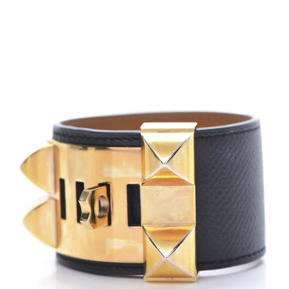 Hermes Epsom Collier de Chien CDC Bracelet S Black 3 of 9