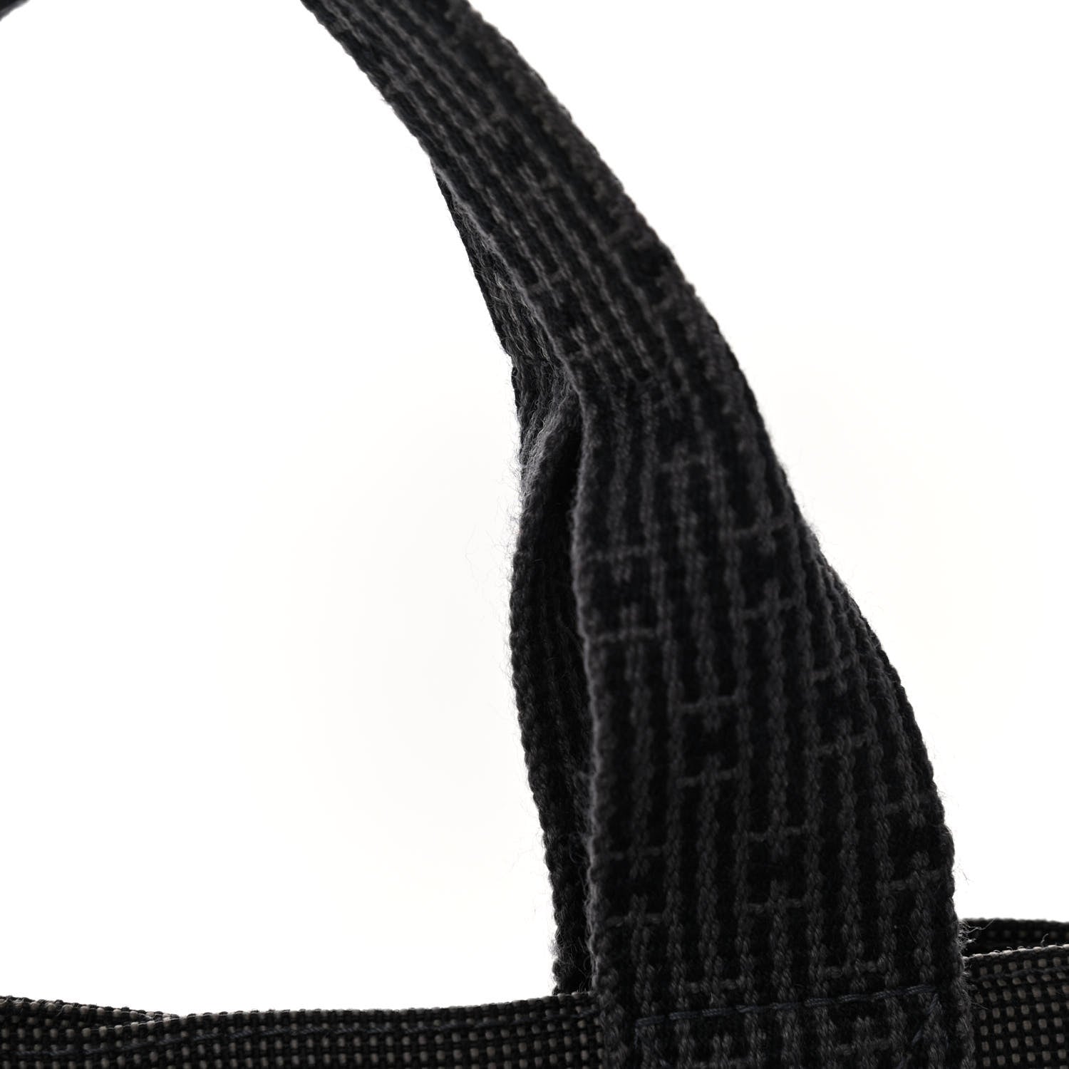 Hermes Canvas Herline MM Tote Grey 11 of 11