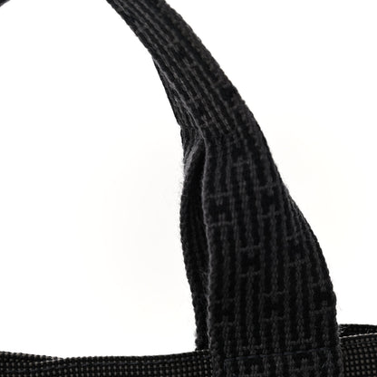 Hermes Canvas Herline MM Tote Grey 11 of 11