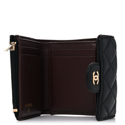 Chanel Caviar Quilted Compact Flap Wallet Black 5 of 11