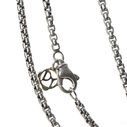 David Yurman Sterling Silver 18K Gold 19mm Albion Dome Pendant Necklace 5 of 6