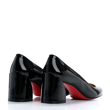Christian Louboutin Patent Calfskin Miss Sab 55 Pumps 37.5 Black 5 of 9