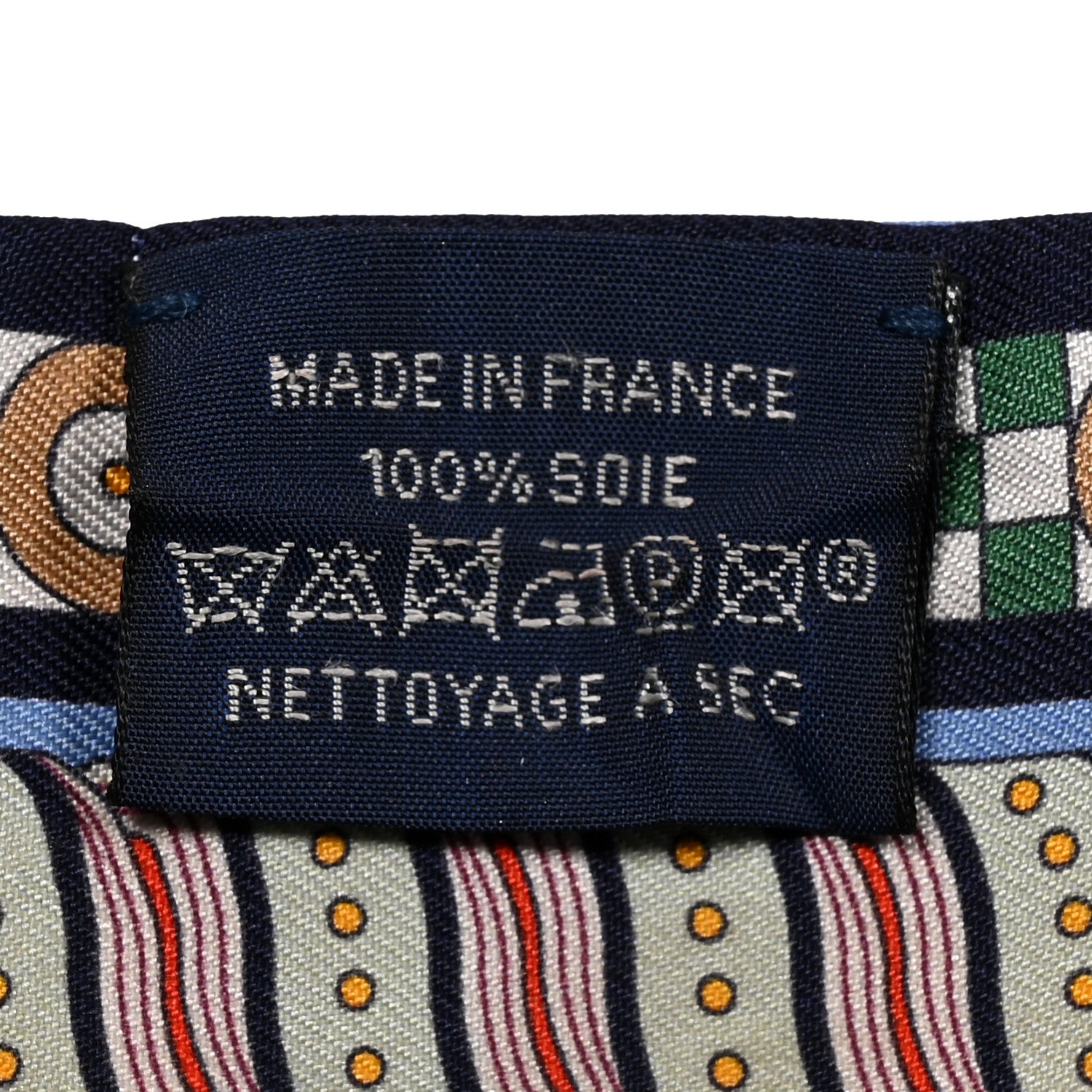 Hermes Silk Harnais En Rosace Twilly Bleu Multicolor 3 of 4