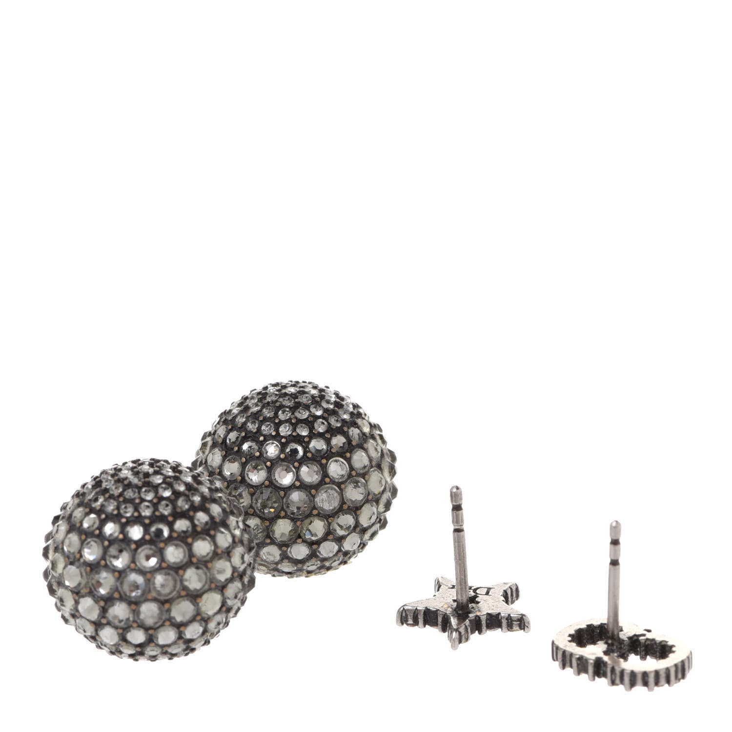 Christian Dior Crystal Star CD Mise En Dior Tribal Earrings 3 of 5