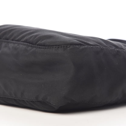 Prada Nylon Flat Messenger Bag Black 9 of 10
