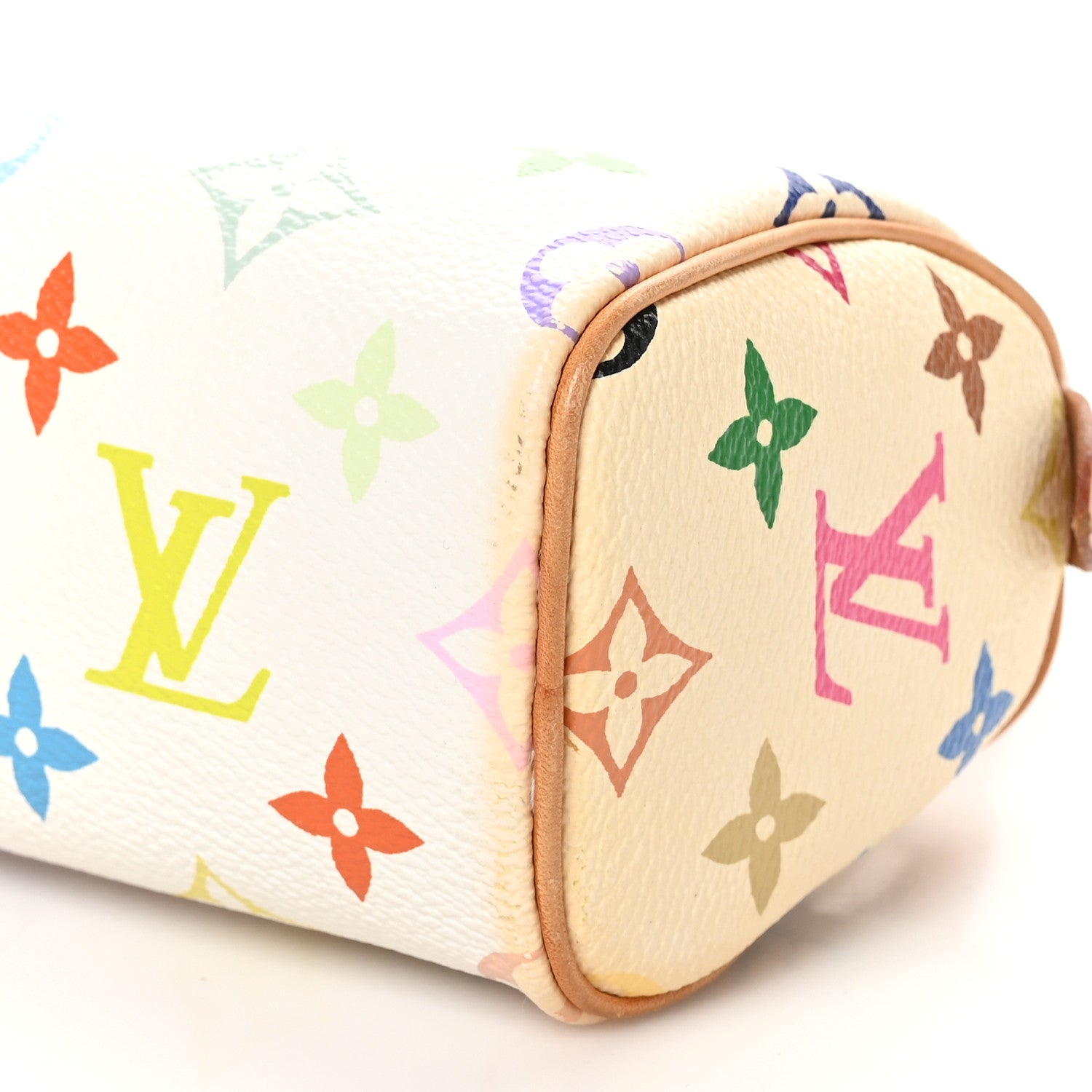 Louis Vuitton Monogram Multicolor Mini Sac HL Speedy White 9 of 9
