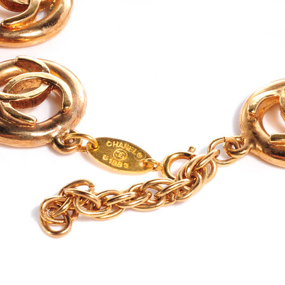 Chanel CC Cutout Bracelet Gold 3 of 4