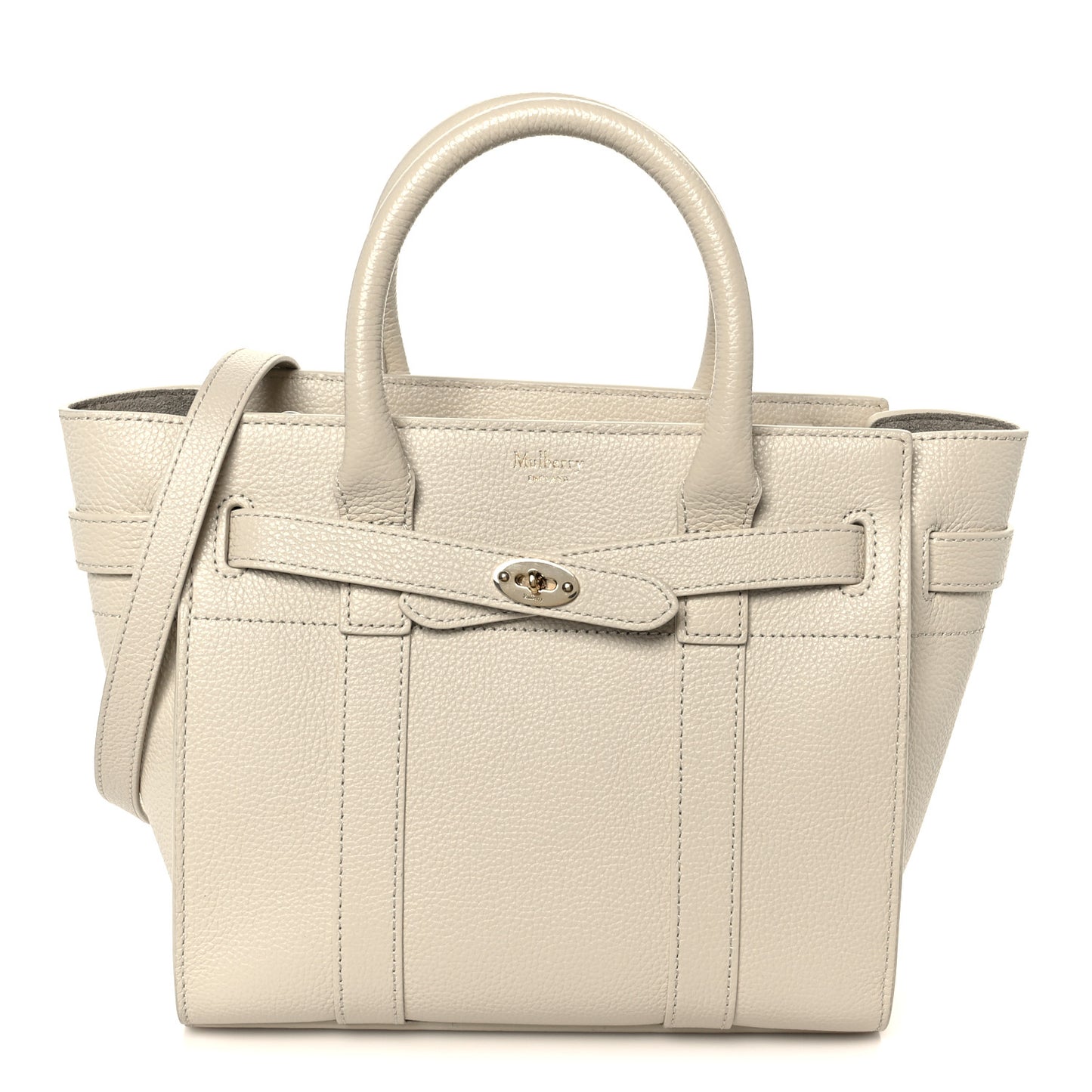 Small Classic Grain Mini Zipped Bayswater Chalk