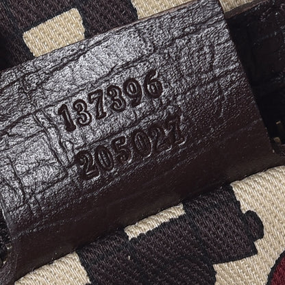 Gucci Monogram Medium Jolicoeur Tote Brown 9 of 10