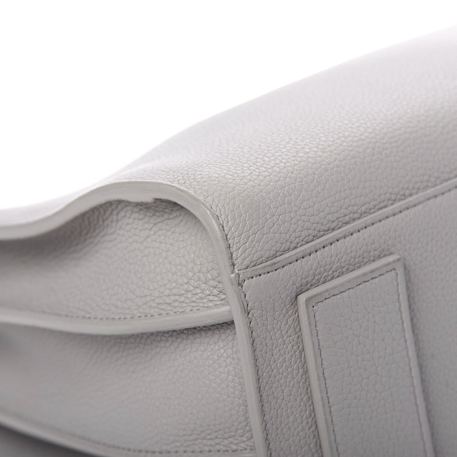 Saint Laurent Grained Calfskin Small Supple Sac De Jour Grey 10 of 13