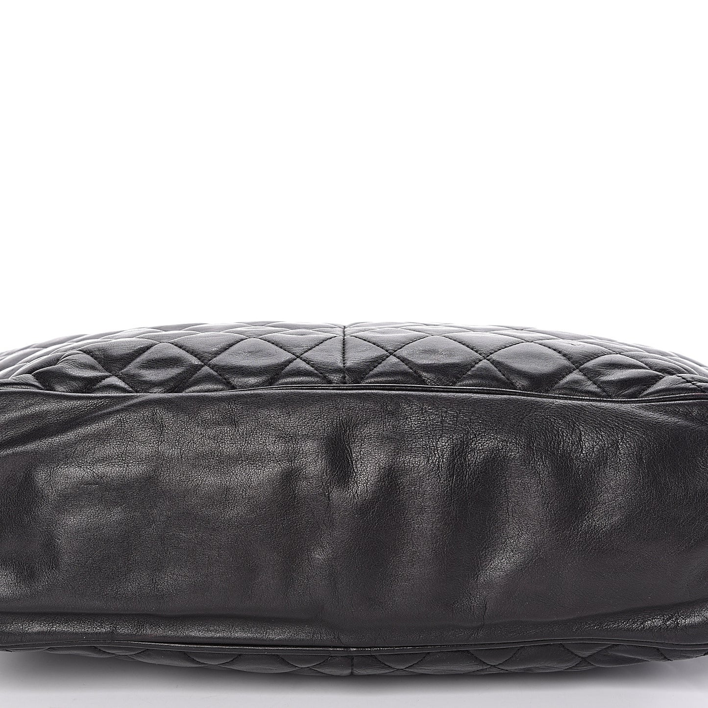 Lambskin Quilted Shoulder Bag Black