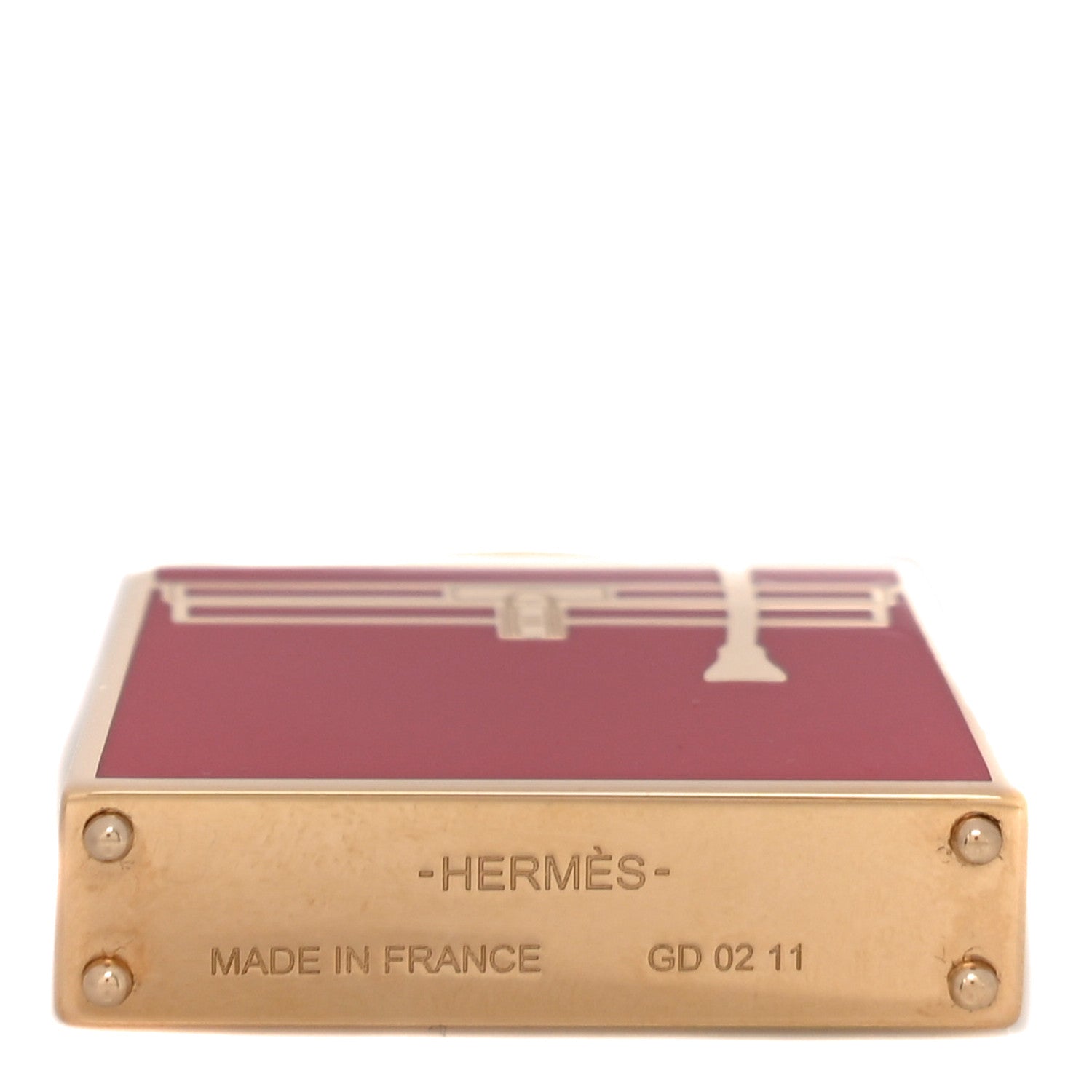 Hermes Lacquered Kelly Curiosite Charm Rouge H 5 of 6