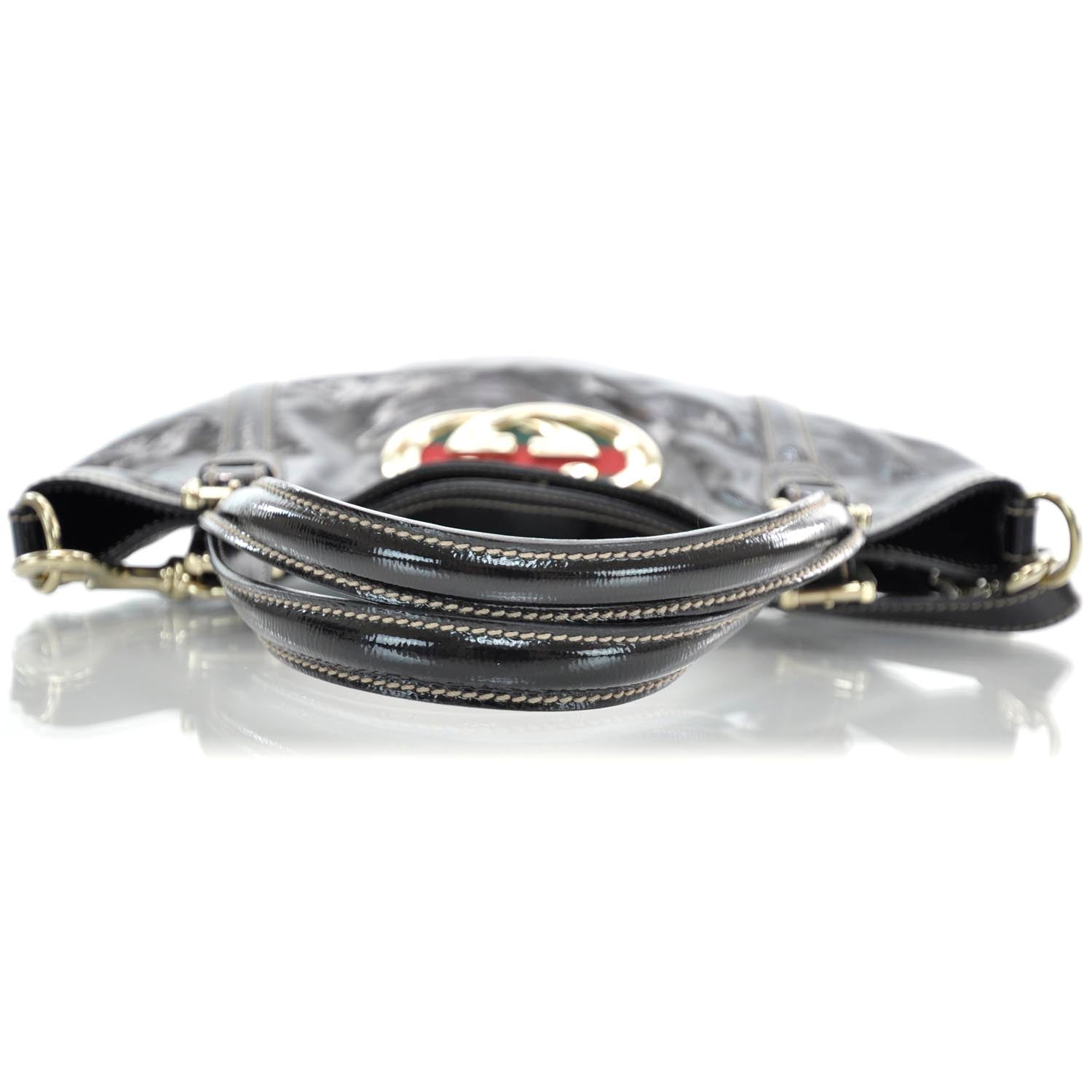 Gucci Dialux Medium Britt Shoulder Bag Black 5 of 10