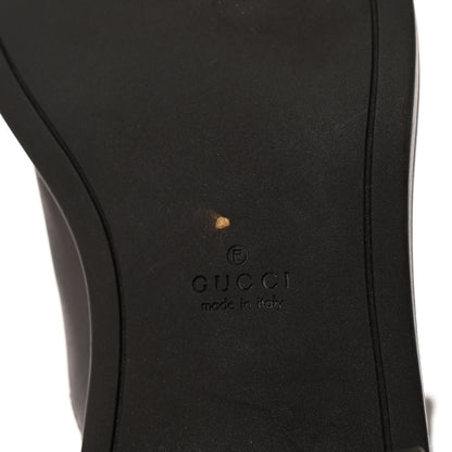 Gucci Guccissima Calfskin Miro Soft Knee High Riding Boots 37 Chocolate 9 of 10